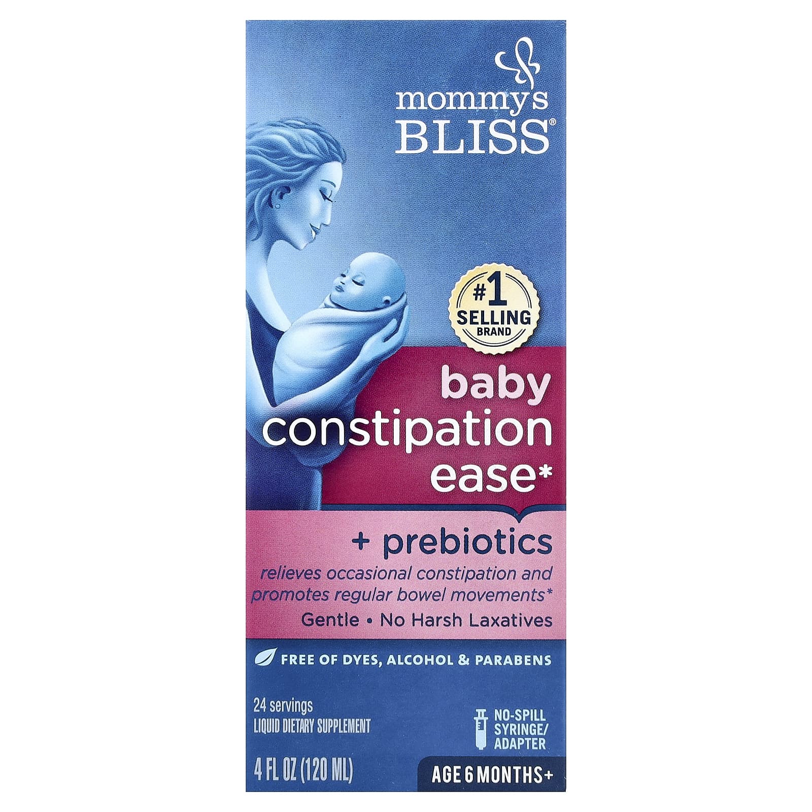 Пребиотик Mommy's Bliss Baby Constipation Ease + Age 6 Months, 120 мл — фото 2