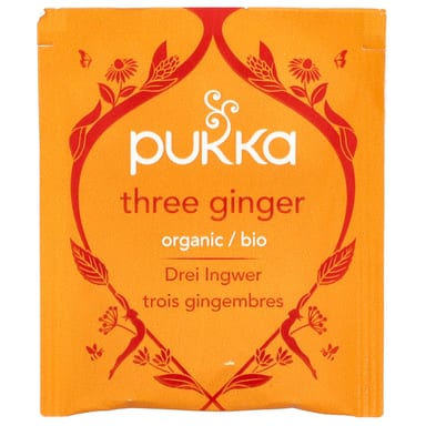 Имбирь Pukka Herbs Organic Herbal Tea Three Caffeine Free, оттенок 20 Sachets, 36 г