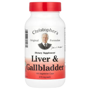 Печень и желчный пузырь Christopher's Original Formulas, 415 мг, 100 вегетарианских капсул