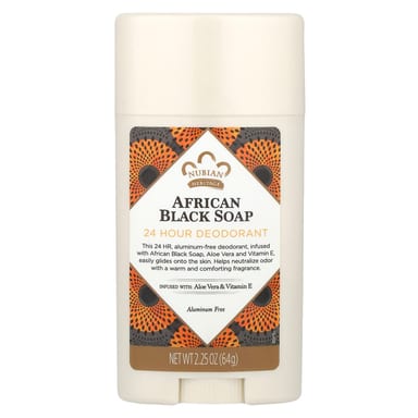 Дезодорант Nubian Heritage 24 Hour African Black Soap, 64 г
