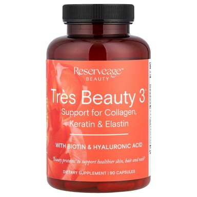 Гиалуроновая кислота Reserveage Beauty Tres Beauty 3™ with Biotin &, 90 капсул