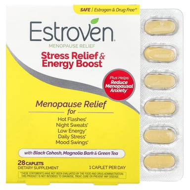 Облегчение симптомов менопаузы Estroven, 28 каплет