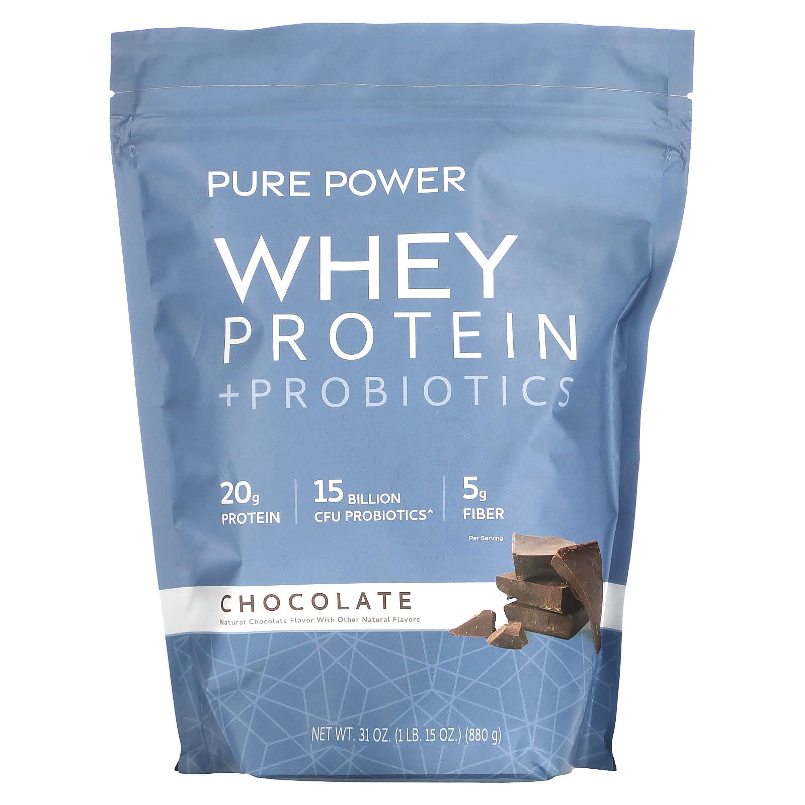 Сывороточный протеин Dr. Mercola Pure Power + Probiotics, 880 г, 1 lb