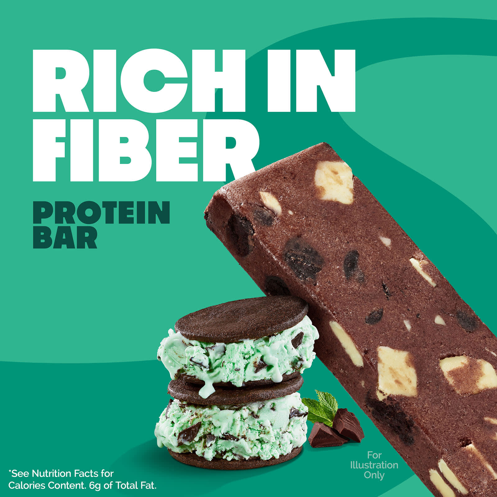 Протеиновый батончик Quest Nutrition, вкус Mint Chocolate Chunk, 60 г, 12 шт. — фото 6