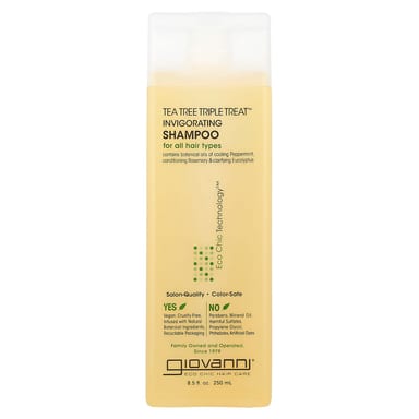 Шампунь Giovanni Tea Tree Triple Treat™ Invigorating For All Hair Types, 250 мл