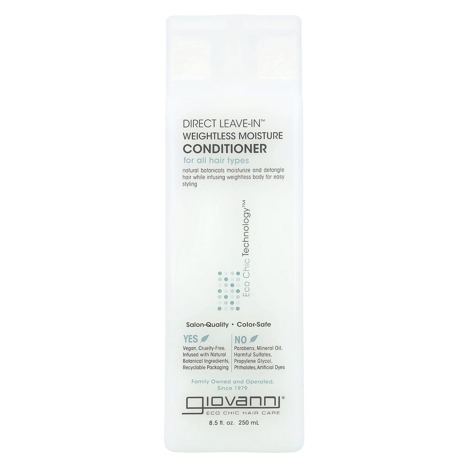 Кондиционер Giovanni Direct Leave-In™ Weightless Moisture For All Hair Types, 250 мл