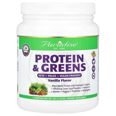 Протеин Paradise Herbs & Greens, вкус Vanilla, 454 г