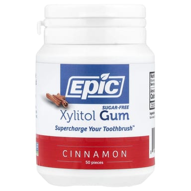 Корица Epic Dental Xylitol Gum, оттенок 50 Pieces