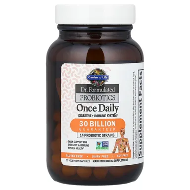 Фото товара: Пробиотик Garden of Life Dr. Formulated Once Daily, 30 растительных капсул