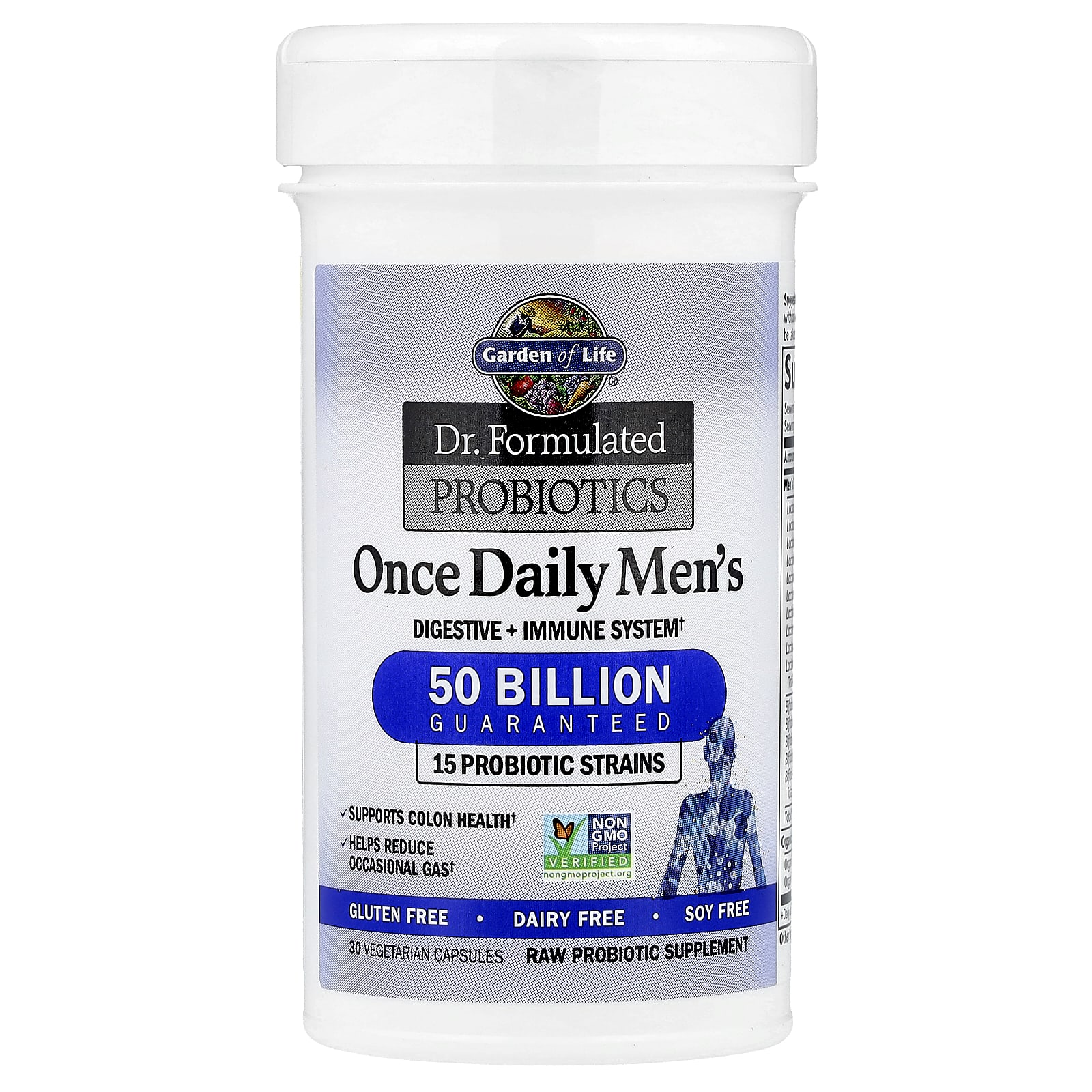 Пробиотик Garden of Life Dr. Formulated Once Daily Men's, оттенок 50 Billion, 30 растительных капсул