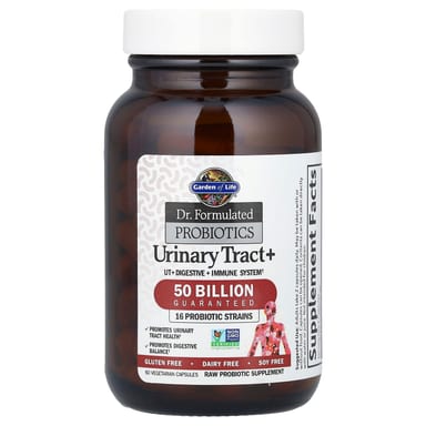 Пробиотик Garden of Life Dr. Formulated Urinary Tract, оттенок 50 Billion, 60 растительных капсул