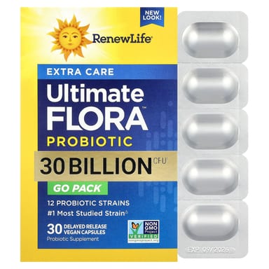 Пробиотик Renew Life Extra Care Ultimate Flora™ 30 Delayed Release, капсулы
