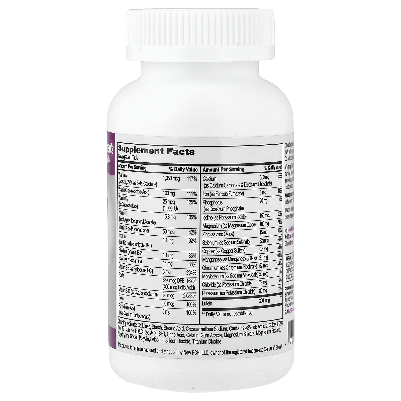 Мультивитамины 21st Century Sentry Senior Women's 50+ & Multimineral Supplement, 100 таблеток — фото 2