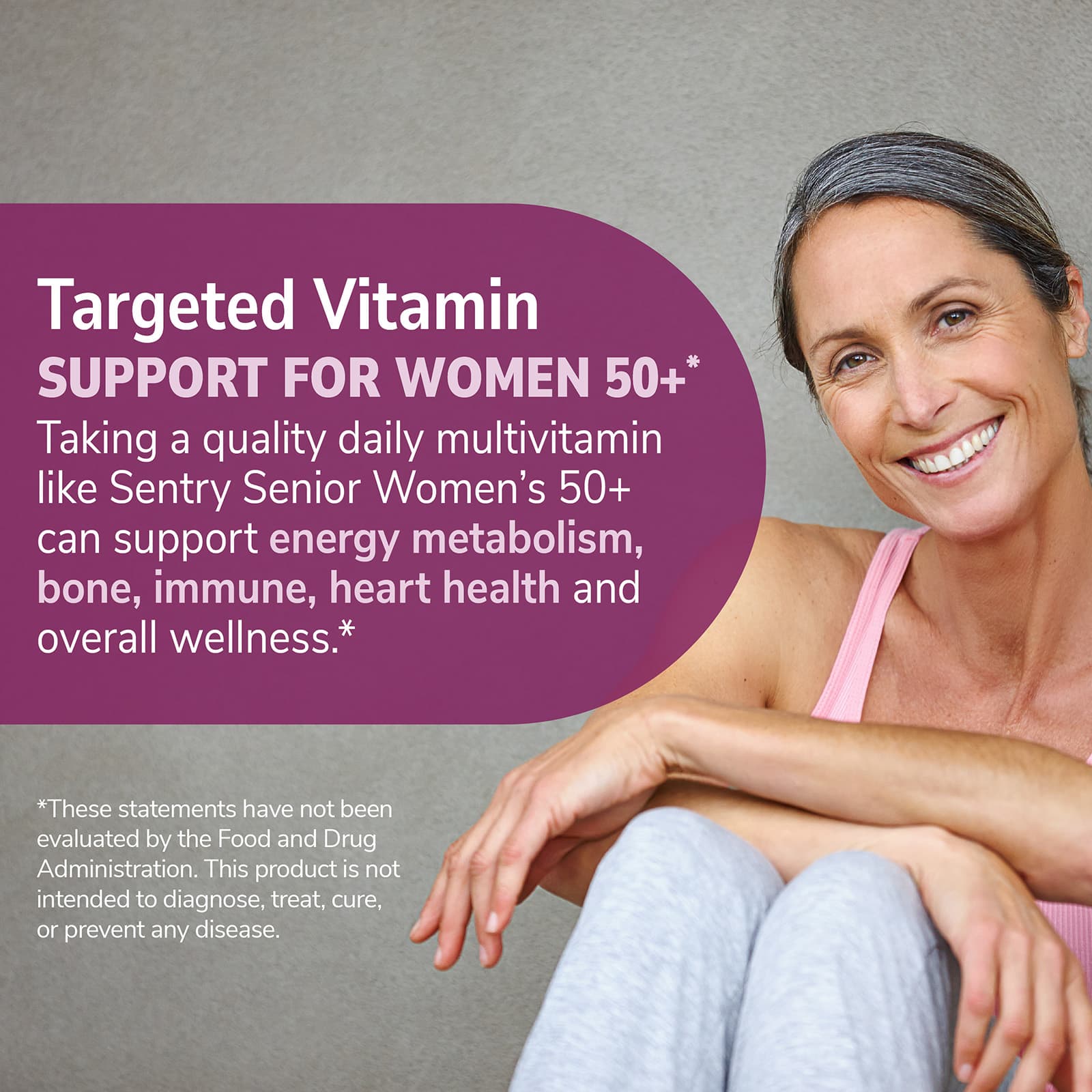 Мультивитамины 21st Century Sentry Senior Women's 50+ & Multimineral Supplement, 100 таблеток — фото 7