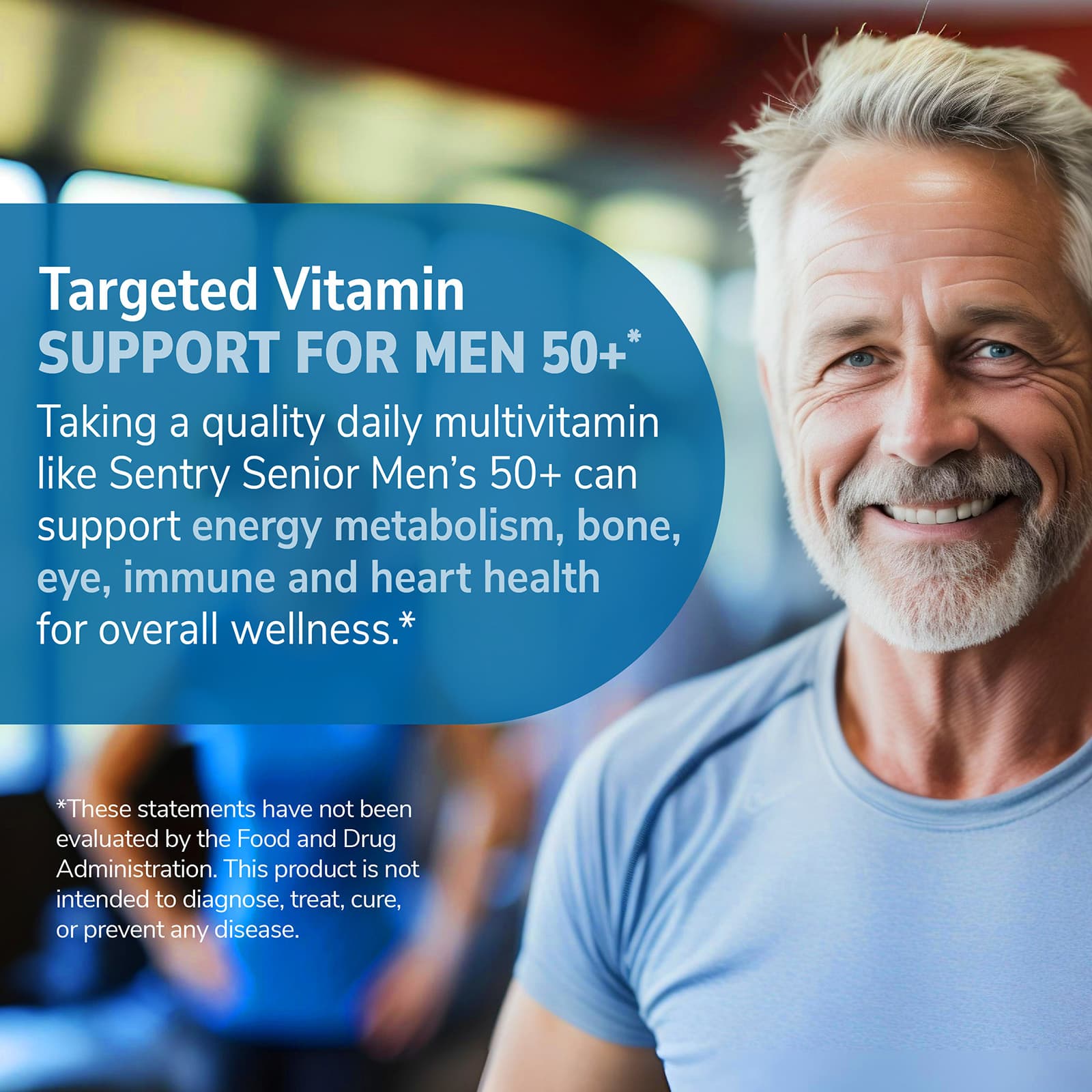 Мультивитамины 21st Century Sentry Senior Men's 50+ & Multimineral Supplement, 100 таблеток — фото 7