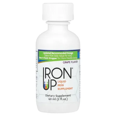 Фото товара: Добавка A.C. Grace Company Iron Up Liquid Iron, вкус «виноград», 60 мл, жидкая форма