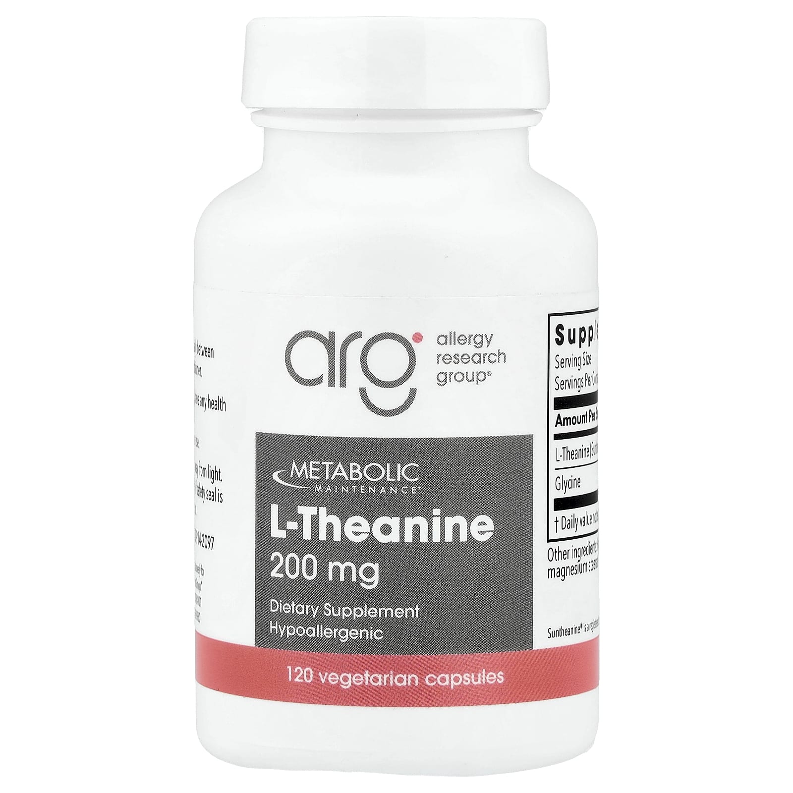 L-теанин Metabolic Maintenance L-Theanine, 120 растительных капсул