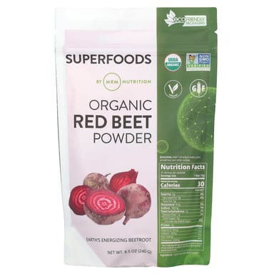 Порошок MRM Nutrition Organic Red Beet, 240 г