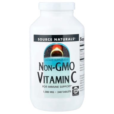 Витамин C Source Naturals Non-GMO, 1000 мг, 240 таблеток