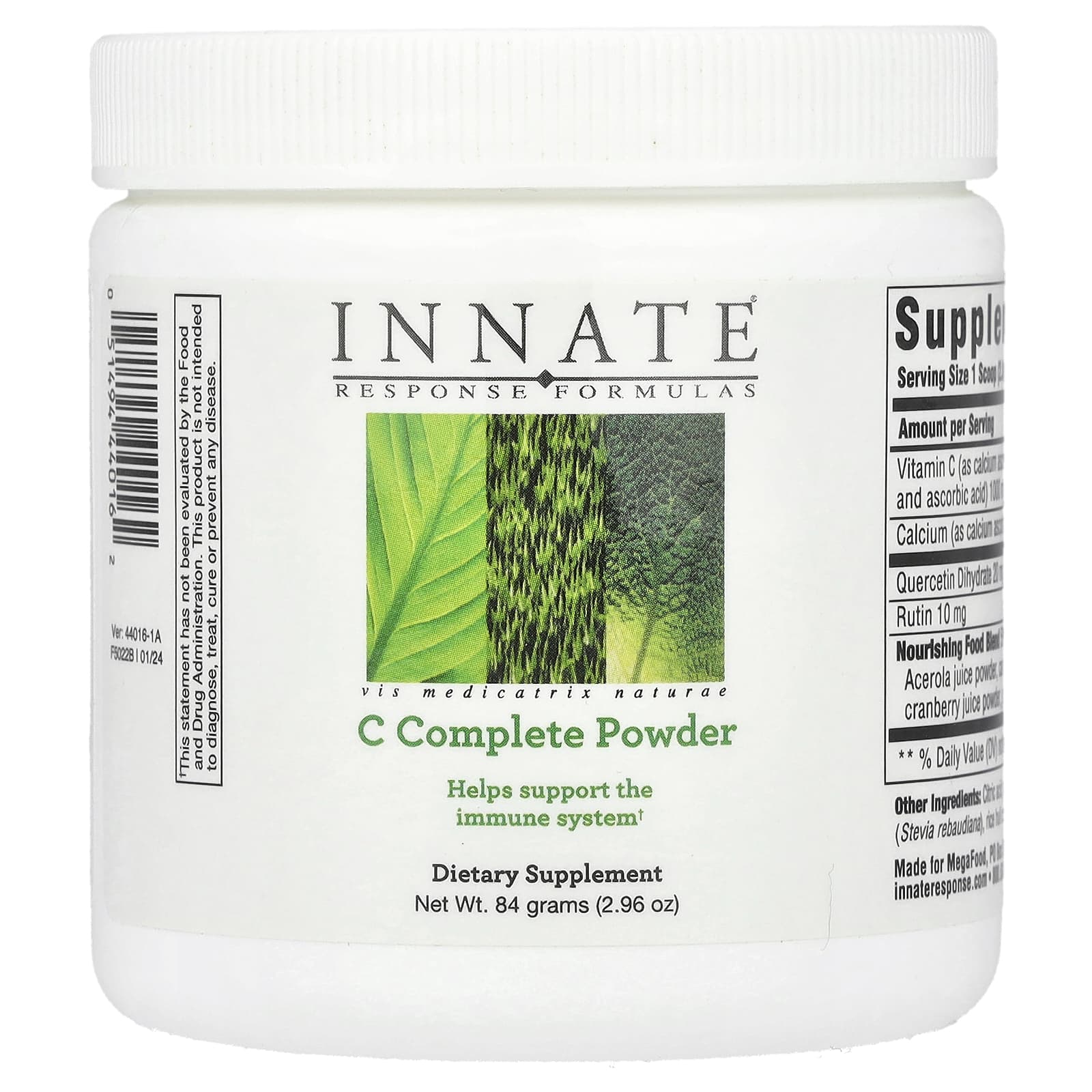 Порошок Innate Response Formulas C Complete, 84 г