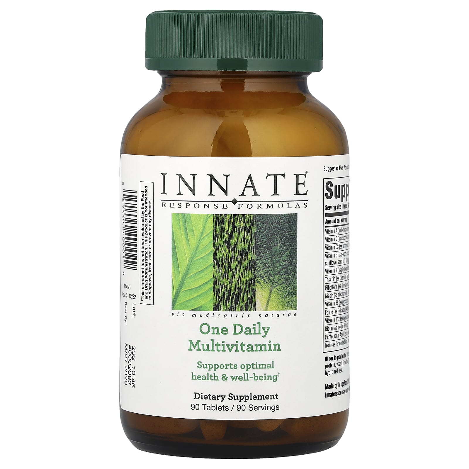 Мультивитамины Innate Response Formulas One Daily, 90 таблеток