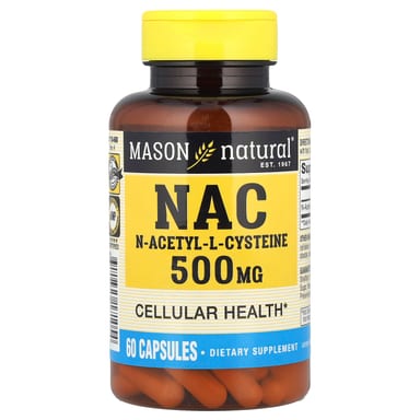 NAC Mason Natural, 500 мг, 60 капсул