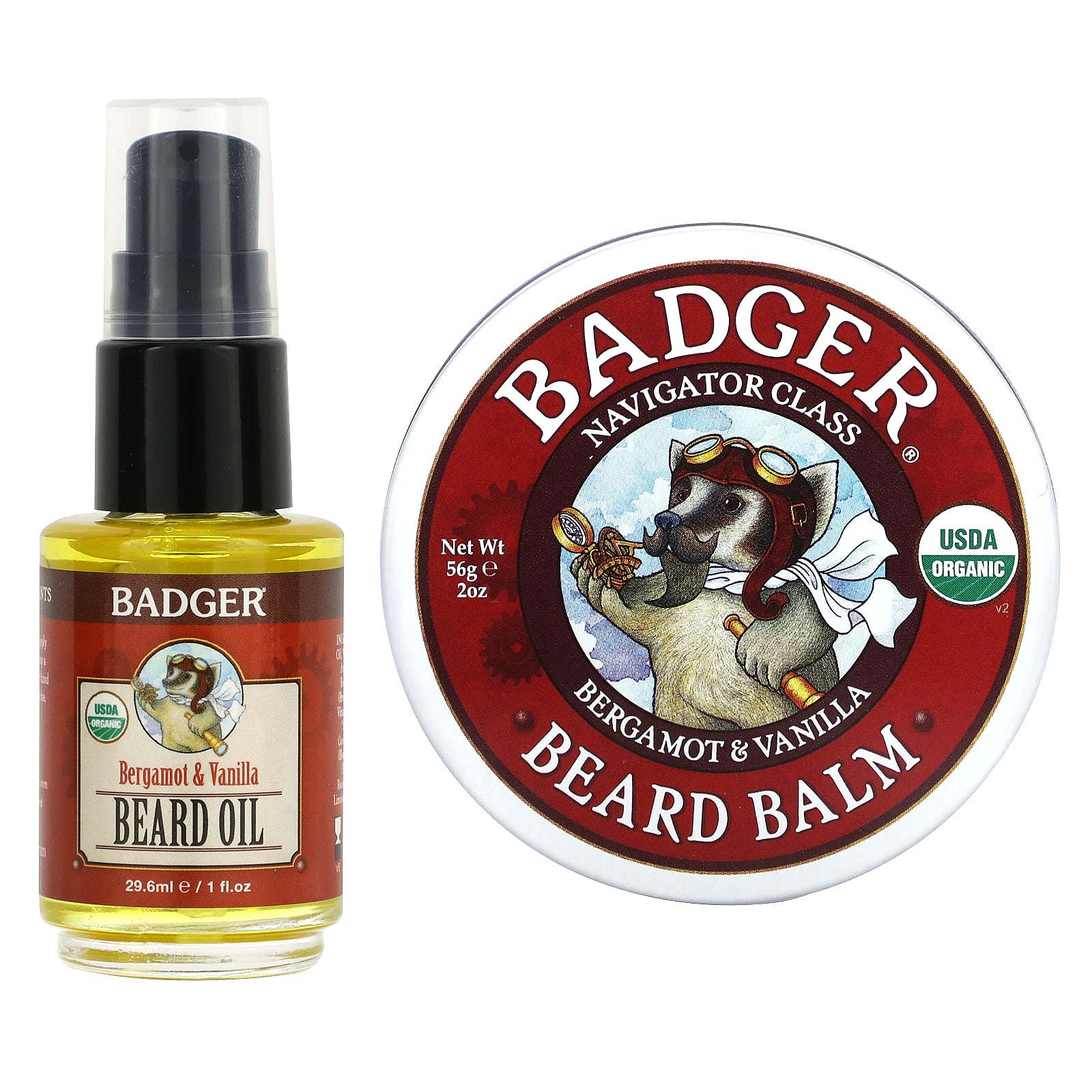 Набор для ухода за бородой Badger, 2 предмета — фото 2