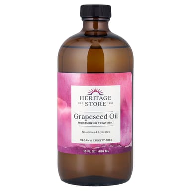 Масло виноградных косточек Heritage Store Moisturizing Treatment, 480 мл