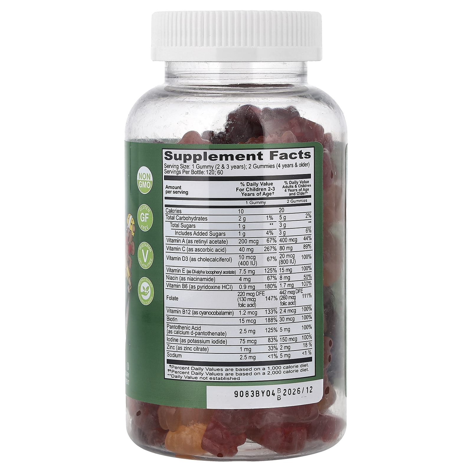 Мультивитамины YumVs Multi Vitamin with Minerals Gummies Fruit, 120 жевательных пастилок — фото 2