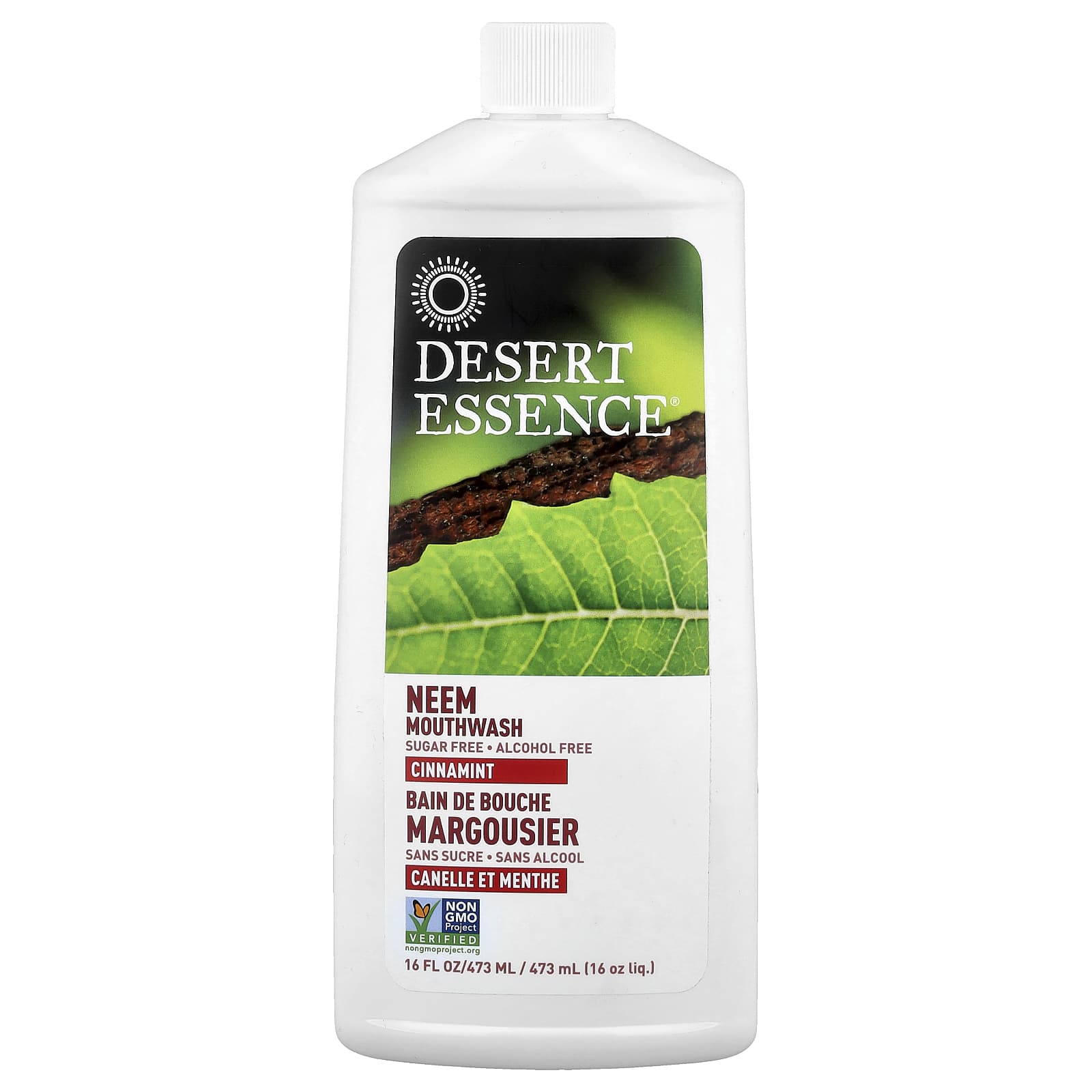 Ополаскиватель для полости рта Desert Essence Neem, оттенок Cinnamint, 473 мл