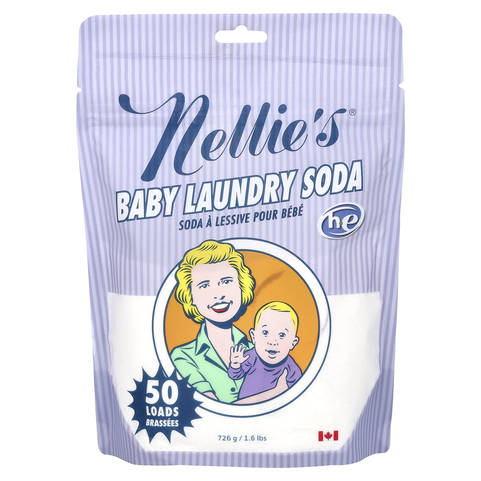 Детское средство для стирки Nellie's, оттенок 50 Loads, 726 г