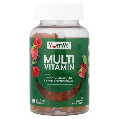 Мультивитамины YumVs Multi Vitamin Gummies, вкус Berry, 60 жевательных пастилок