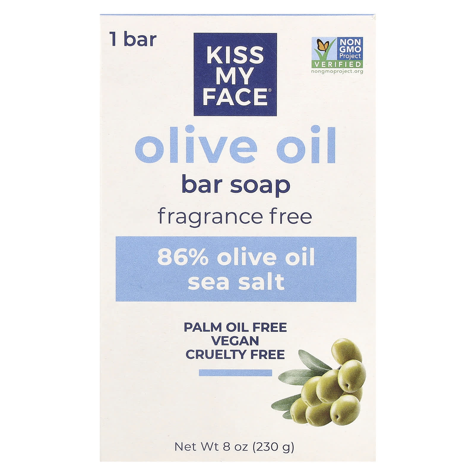 Оливковое масло Kiss My Face Bar Soap, 230 г — фото 2