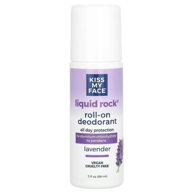 Дезодорант Kiss My Face Liquid Rock Roll-On, оттенок Lavender, 88 мл, жидкая форма