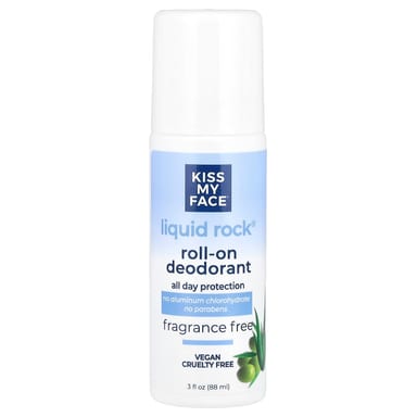 Дезодорант Kiss My Face Liquid Rock® Roll-On, 88 мл, жидкая форма