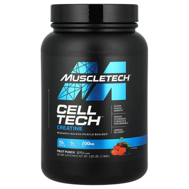 Креатин MuscleTech Cell-Tech™, вкус Fruit Punch, 1.36 кг
