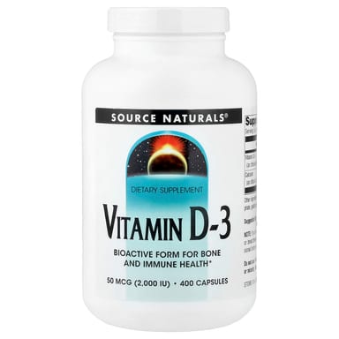 Витамин D3 Source Naturals, 400 капсул