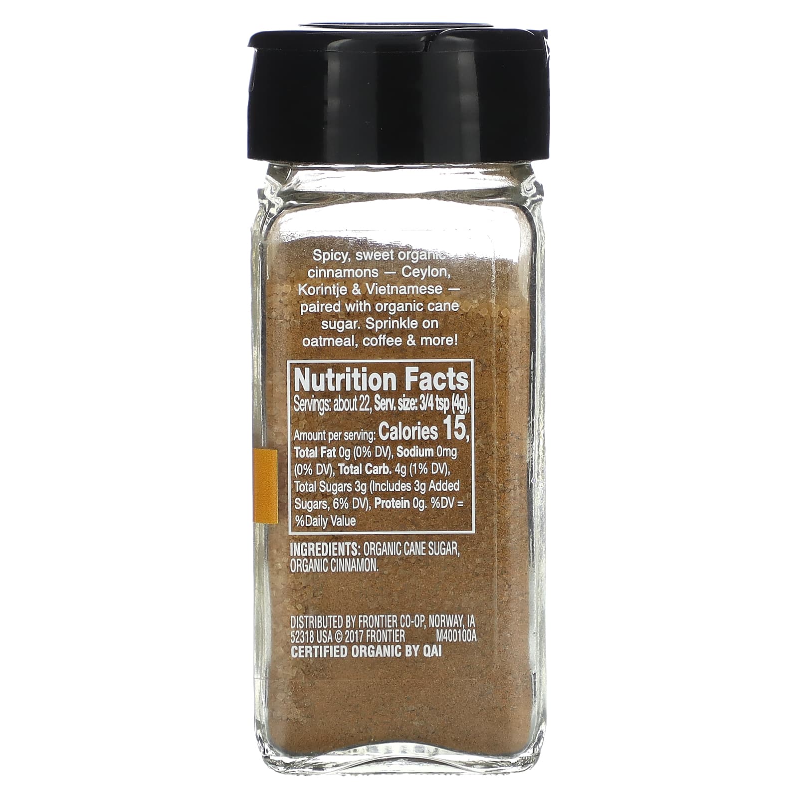 Корица Simply Organic Spice Right Everyday Blends, вкус Cinnamon Sugar Trio, 87 г — фото 2