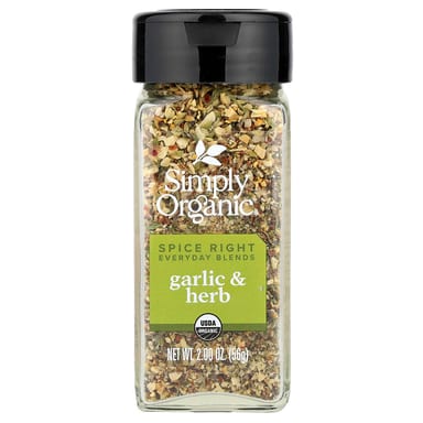 Смесь специй Simply Organic, Чеснок и травы, 56 г