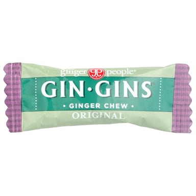 Имбирь The Ginger People Gin · Gins® Original Chews, 128 г, жевательные добавки