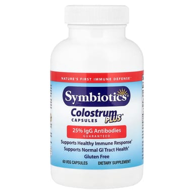 Жевательные таблетки Colostrum Plus Symbiotics®, 60 растительных капсул