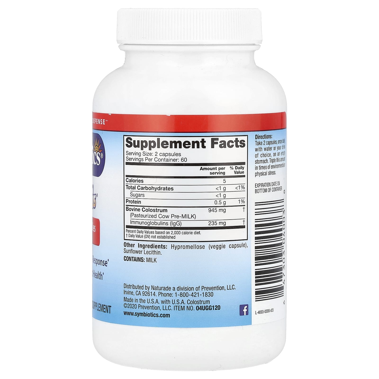 Жевательные таблетки Colostrum Plus Symbiotics®, 120 растительных капсул — фото 2
