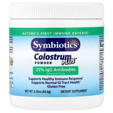 Фото товара: Жевательные таблетки Colostrum Plus Symbiotics® Powder, 63.8 г, порошок