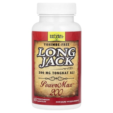 Долгий Джек Natural Balance, 60 вегетарианских капсул (100 мг на капсулу)