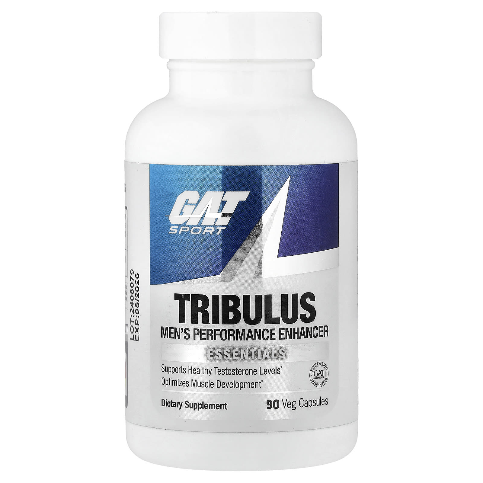 Трибулус GAT Tribulus Men's Performance Enhancer, 750 мг, 90 растительных капсул