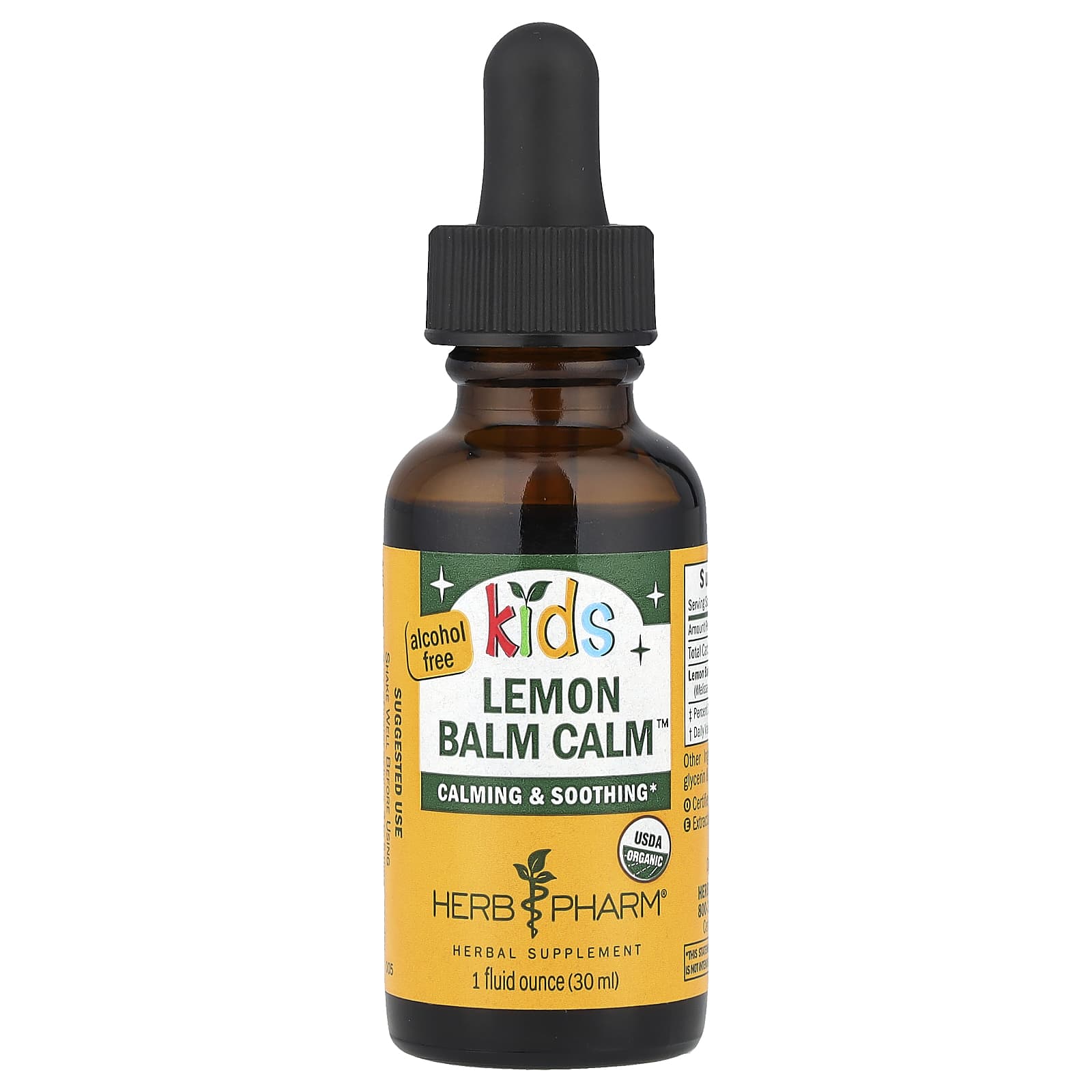 Мелисса Herb Pharm Calm™, 213 мг, 30 мл, бальзам