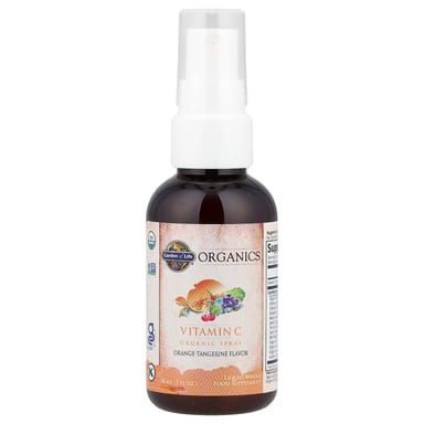 Витамин C Garden of Life Organics Organic Spray, вкус Orange-Tangerine, 58 мл, спрей