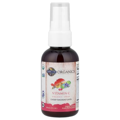 Витамин C Garden of Life Organics Organic Spray, вкус Cherry-Tangerine, 58 мл, спрей