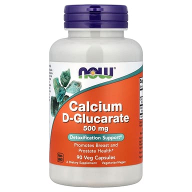 Кальций NOW Foods D-Glucarate, 500 мг, 90 растительных капсул