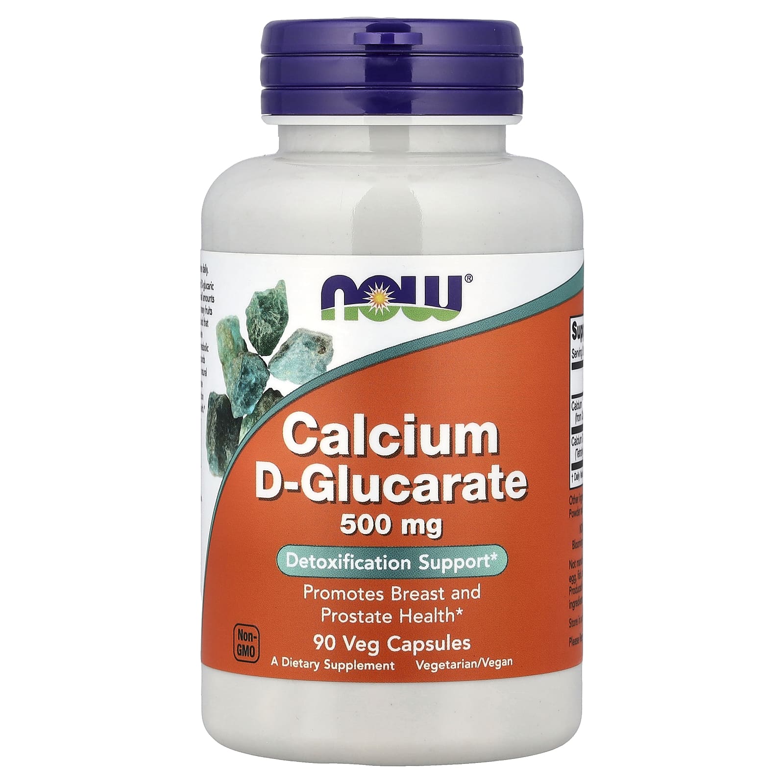 Кальций NOW Foods D-Glucarate, 500 мг, 90 растительных капсул